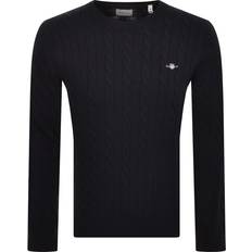 Gant 3XL Pullover Gant Classic Cotton Cable Knit Jumper Navy