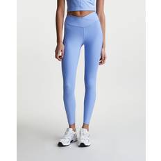 Casall Leggings Overlap High Waist Blå