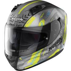 Nolan N60-6 Wheelspin Helmet - Grey/Yellow
