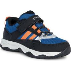 Lack Sneakers Barnskor Geox CALCO Boy Sneaker, DK Blue/ORANGE