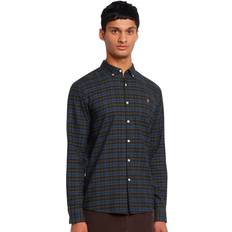 Clothing FARAH Mens Fraser Check Shirt Evergreen