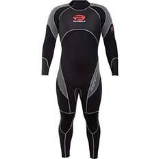 Gray Wetsuits Pinnacle Pinnacle Men's Venture 3mm Wetsuit Full Wetsuit 4X-Large Blk w/Gray