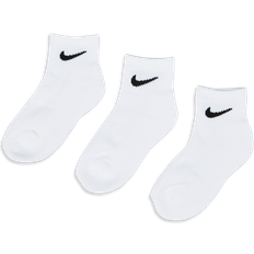 Taille unique Chaussettes Nike Kids Ankle 3 Pack - Unisexe Chaussettes - White