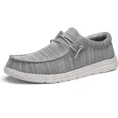 Men - Slip-On Boat Shoes Bruno Marc Men's Breeze Slip-on Stretch Loafers Casual Shoes Lightweight Comfortable Boat Shoe,Grey,Size