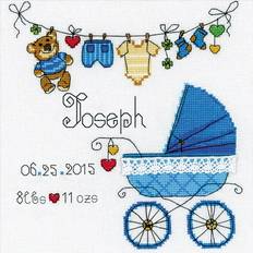 Needlework Kits Riolis Birth Record Counted Cross Stitch Kit 8 by 8 Inch