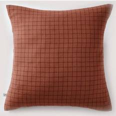 Gaïa Terracotta Cotton Gauze Kissenbezug Rot (60x60cm)