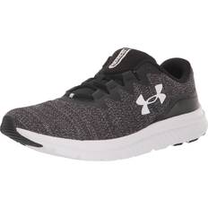 Sportschuhe Under Armour Charged Impulse Laufschuhe aus Strickgewebe für Herren Schwarz Schwarz Weiß