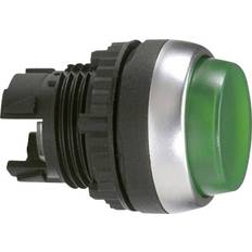 224010 L21AK50 Trykknap Frontring plastic, Forkromet Hvid 1 stk