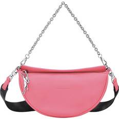 Longchamp Bolsos bandolera Longchamp bag in grained leather with logoed shoulder strap