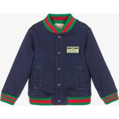 Gucci Blue Logo Bomber Jacket (12-18 month)
