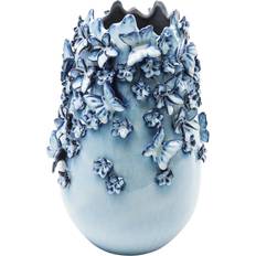 Design Deko Butterflies Light Blue 35 cm