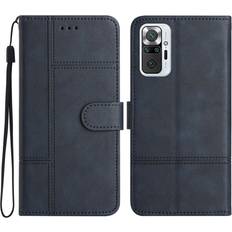 GANGXUN Blue Case for Xiaomi Redmi Note 10 PRO Premium PU Leather Cover TPU Kickstand Magnetic Flip Wallet Compatible with Xiaomi Redmi Note 10 PRO Case