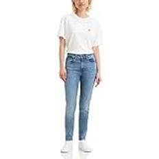 Levi's 721 High Rise Skinny Vaqueros - Medium Indigo Worn In