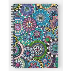 Office Supplies Famgem Spiral Notebook Many Mandalas A5 120