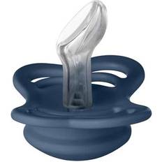 Barn- & Babytillbehör Bibs Couture Napp Stl 1 Silikon Steel Blue