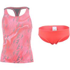 Damen Tankinis Racerback Sport Tankini Set Pink