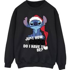 Gensere Disney Lilo & Stitch Just How Good Sweatshirt Black