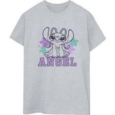 Disney Lilo & Stitch Angel Cotton T-Shirt Grey