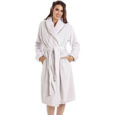 Grey Robes Camille Light Grey, 18-20 Women's Super Soft Charlotte Bathrobe