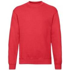 Fruit of the Loom Unisex Tröjor Fruit of the Loom Classic Set-in Sweatshirt Red