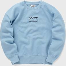 Ganni S Overdeler Ganni Oversized Sweatshirt - Placid Blue