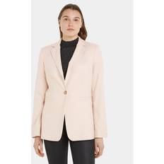 Cachemire Blazers Tommy Hilfiger Blazer Femme Taille Beige WW0WW39977