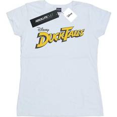 Disney Damen/Damen Duck Tales Logo Baumwoll-T-Shirt