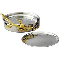 Elegance Heim Concept Hammered 7 Pcs Coaster