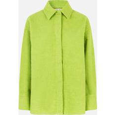 Inez Brushed Knit Shirt Green