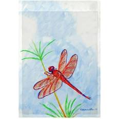 Blue Flags Betsy Drake Betsy Drake FL773 Red Dragonfly Flag