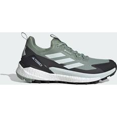 adidas Terrex Free Hiker 2.0 Low GORE-TEX Hiking Shoes Silver Green Mens