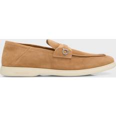 Ferragamo Mocasines Ferragamo Elisi Suede Loafers - Beige Men