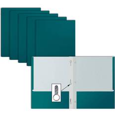 Turquoise Binders & Folders Better Office Products Teal Paper 2 Pocket Folders 50 Pack
