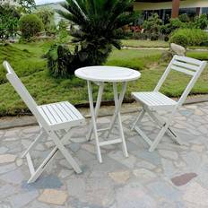 Wood Bistro Sets International Caravan Acacia Folding Bistro Set