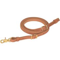 Reins Weaver Harness Flat Roping Rein 1/2inx7ft Natural