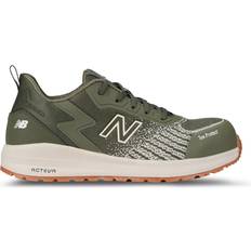 White Work Shoes New Balance New Balance Speedware Composite Toe, Electric Hazard, Puncture Resistant, Slip Resistant Olive/White