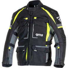 XL Motorradjacken GMS Everest 3in1 Motorrad Textiljacke, schwarz-gelb, Größe Herren