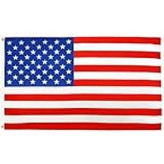 USA Flagga 90x60 cm Amerikansk Flagga 60 x 90 cm Lättviktig Polyester