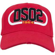 DSquared2 Herr Accessoarer DSquared2 Printed Baseball Cap with Buckle - Red