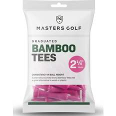 Masters Golf Bamboo Graduated 2 1/4 Inch Pink Tees Pack 20