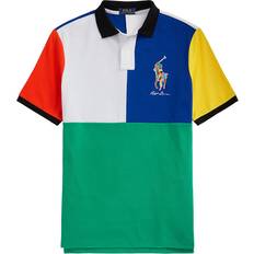 XXS Polo Shirts Polo Ralph Lauren Classic Fit Big Pony Mesh Polo Shirt - Billiard Multi