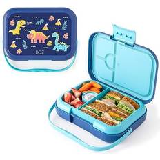 BOZ Bento Box for Kids Kids Bento Lunch Box – Toddler Lunch Box for Daycare – Leak Proof 4 Compartments Kids Lunch Container – Dishwasher Safe