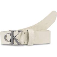 Calvin Klein White Accessories Calvin Klein Jeans Damen Gürtel 2,5 Ledergürtel, Weiß Ivory