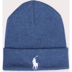 Polo Ralph Lauren Man Mutsen Polo Ralph Lauren Fijngebreide Muts Met Logoborduring - Blauw