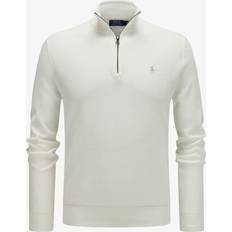 Roll Neck Jumpers - White Polo Ralph Lauren Cotton Knit Jumper - Off White