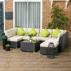 Brayden Studio Adile 7 Person Outdoor Lounge Set