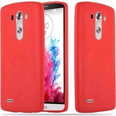 Cadorabo TPU Candy Cover LG G3 Smartphone Hülle, Rot