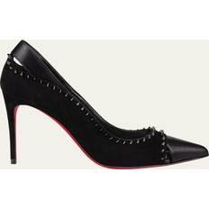 Christian Louboutin Duvette Spikes leather pumps black