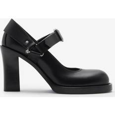 Burberry Leather Heels & Pumps Burberry 85 Leather Pumps - Black