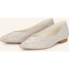 Beige - Schnürung Ballerinas Paul Green Ballerinas mit Schmucksteinen SILBER/ BEIGE